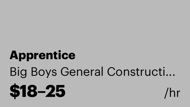 Apprentice