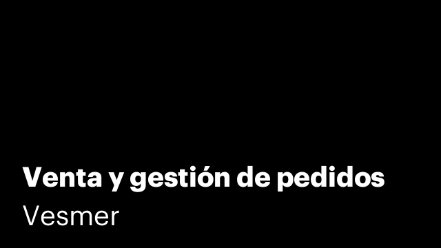 Venta y gestión de pedidos