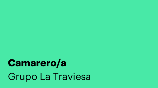 Camarero/a