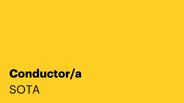 Conductor/a