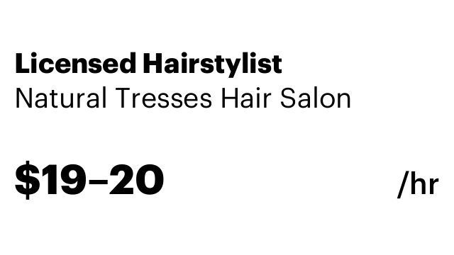 Licensed Hairstylist
