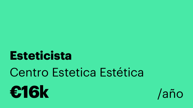 Esteticista