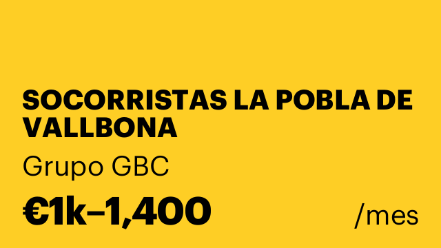 SOCORRISTAS LA POBLA DE VALLBONA