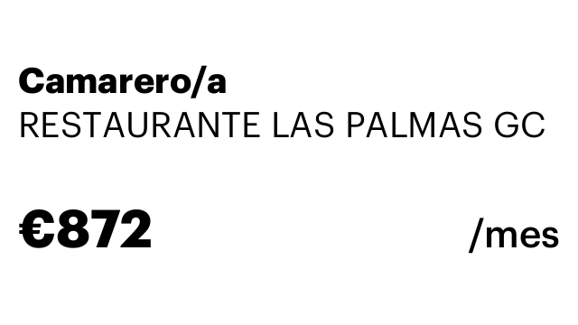 Camarero/a
