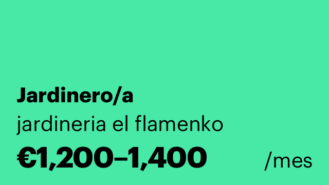 Jardinero/a