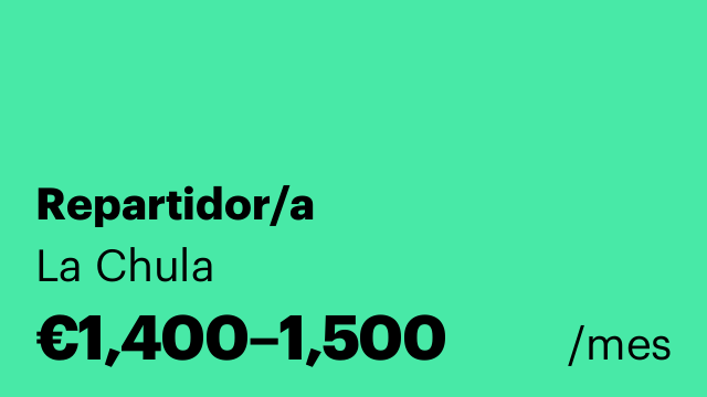 Repartidor/a