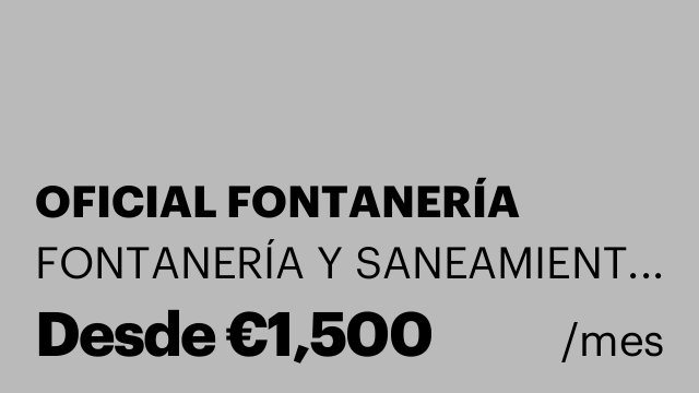 OFICIAL FONTANERÍA