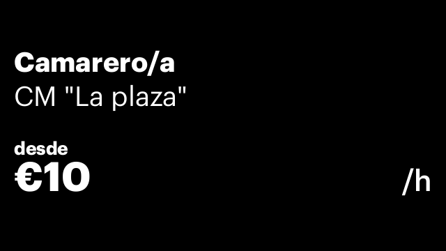 Camarero/a