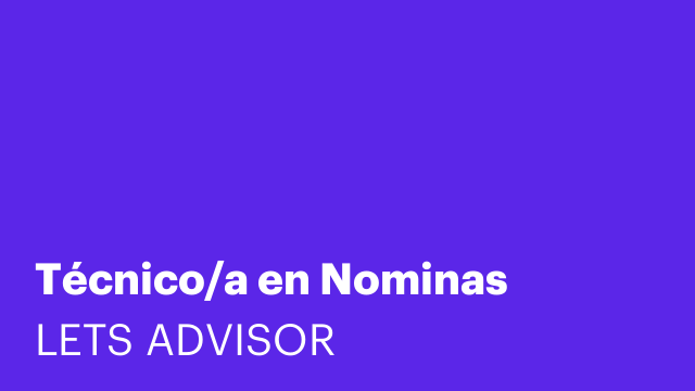 Técnico/a en Nominas