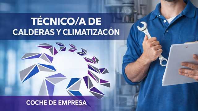 Técnico mantenimiento calderas – 1500–1800€ netos + vehículo