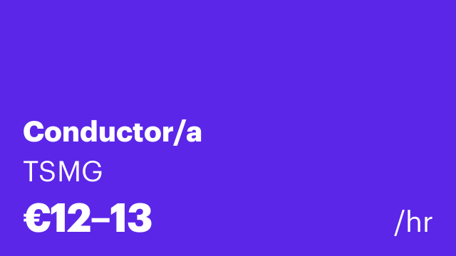 Conductor/a