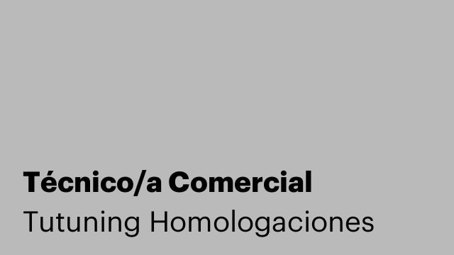 Técnico/a Comercial