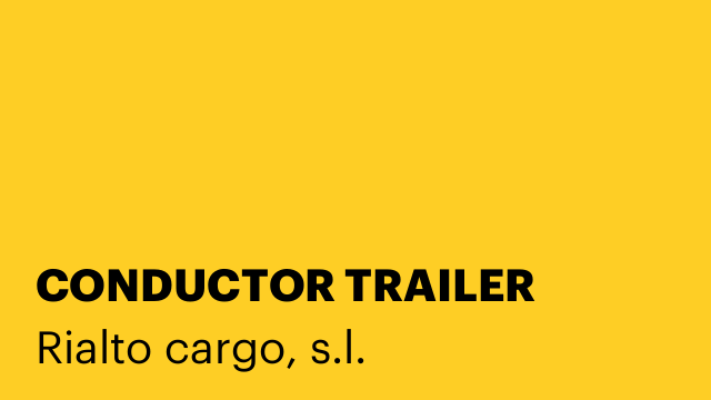 CONDUCTOR TRAILER
