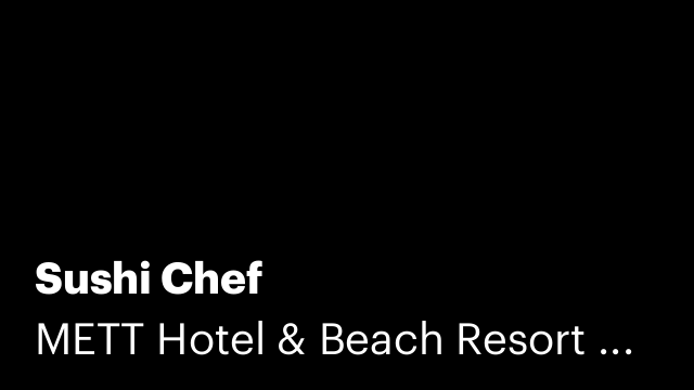 Sushi Chef