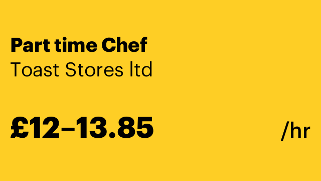 Part time Chef