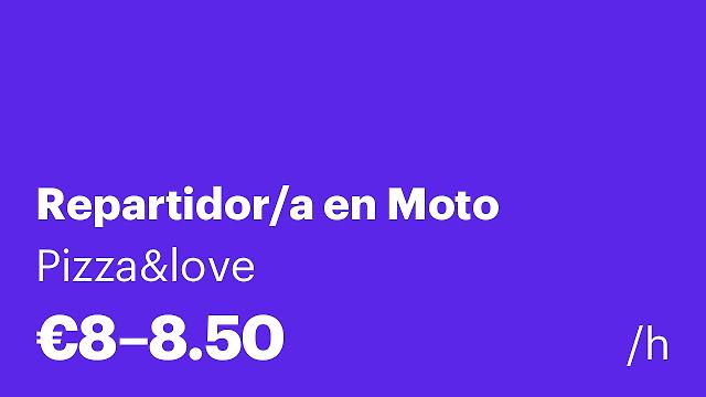 Repartidor/a en Moto