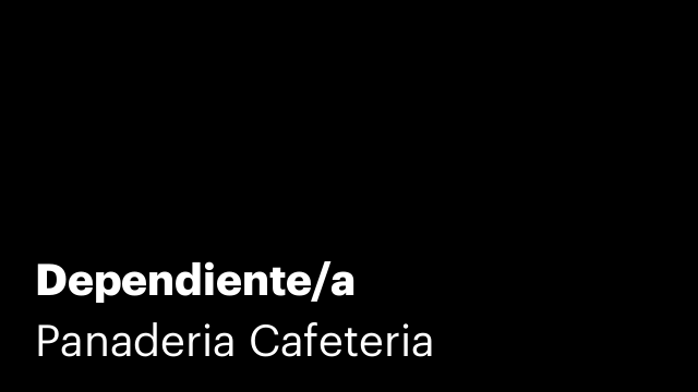 Dependiente/a