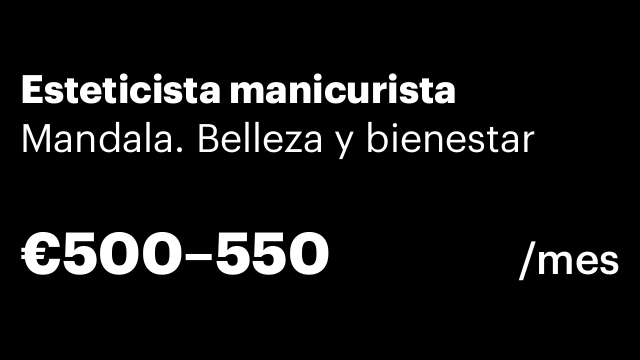 Esteticista manicurista