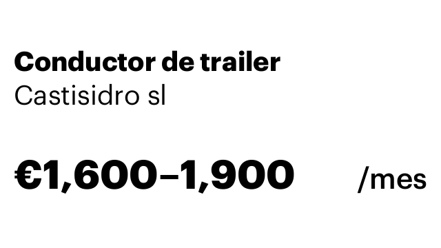 Conductor de trailer