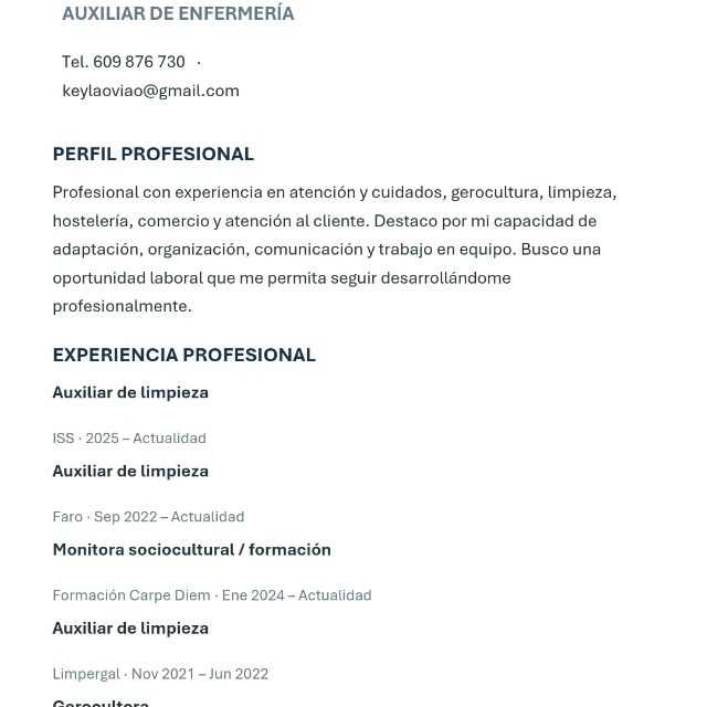 Candidate avatar