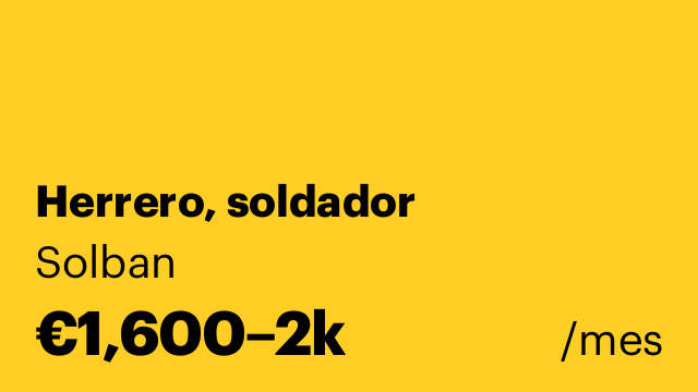 Herrero, soldador