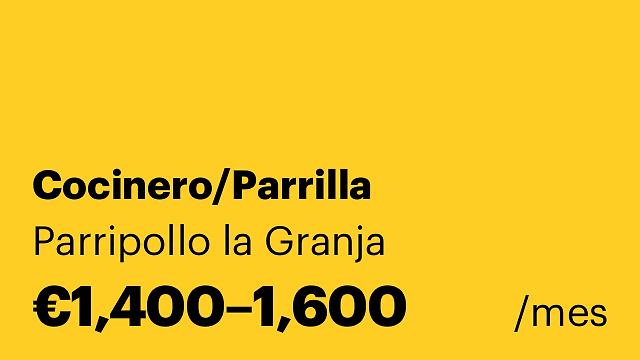 Cocinero/Parrilla