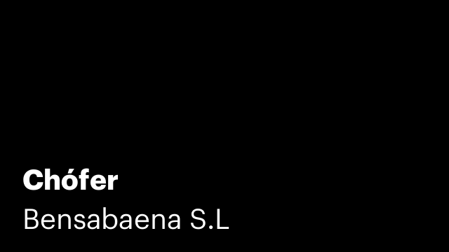 Chófer