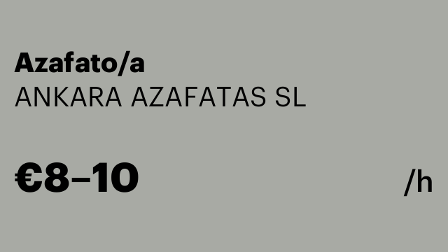 Azafato/a