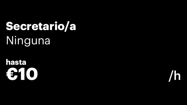 Secretario/a