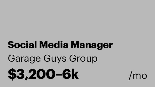 Social Media Manager