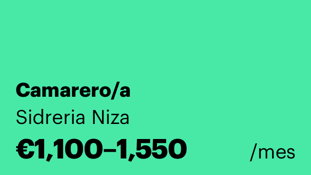 Camarero/a