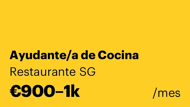 Ayudante/a de Cocina
