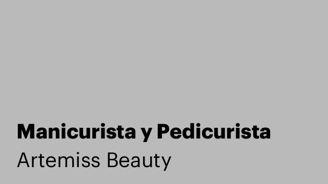 Manicurista y Pedicurista