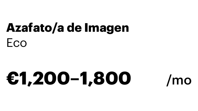 Azafato/a de Imagen