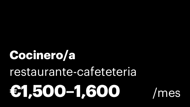 Cocinero/a