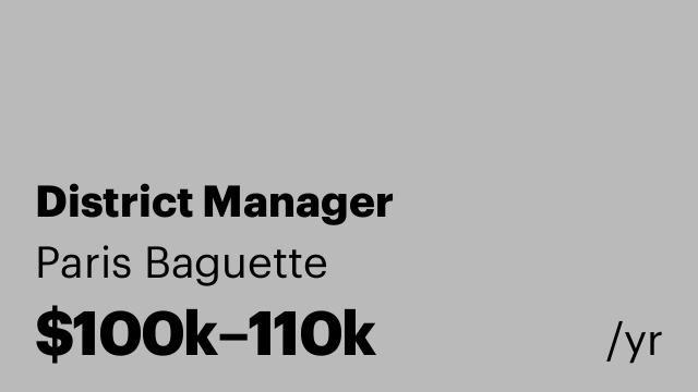 District Manager