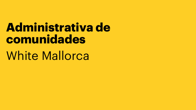 Administrativa de comunidades