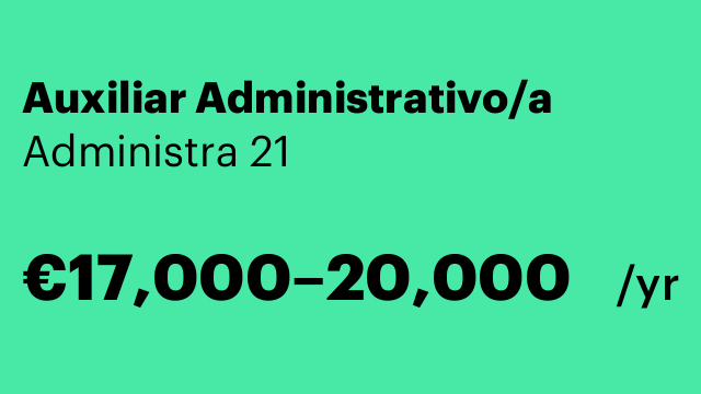 Auxiliar Administrativo/a