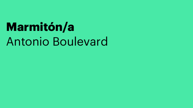 Marmitón/a