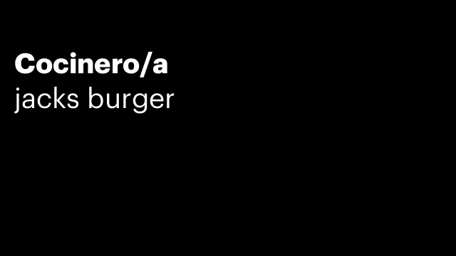 Cocinero/a