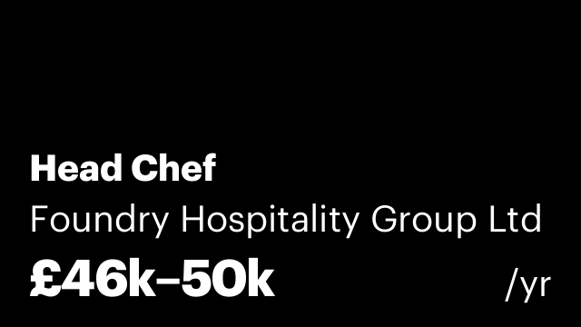 Head Chef