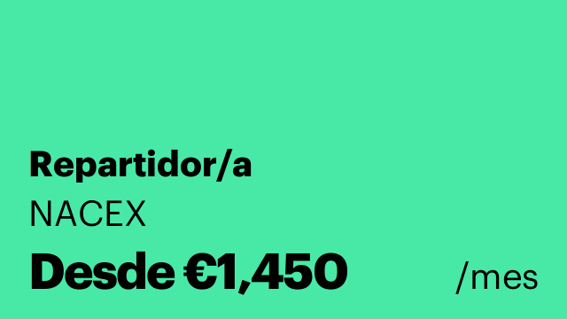 Repartidor/a