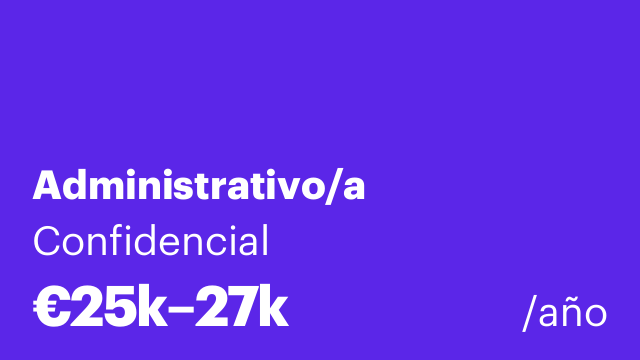 Administrativo/a