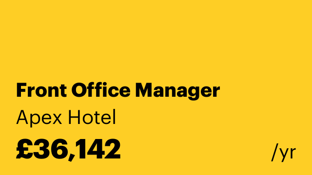 Front Office Manager