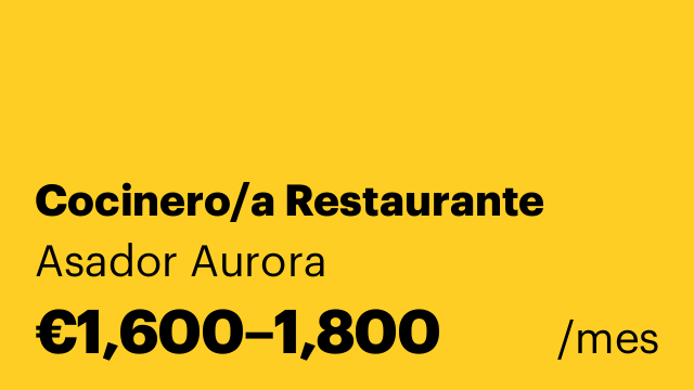 Cocinero/a Restaurante