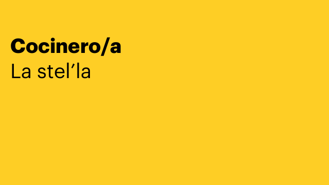 Cocinero/a