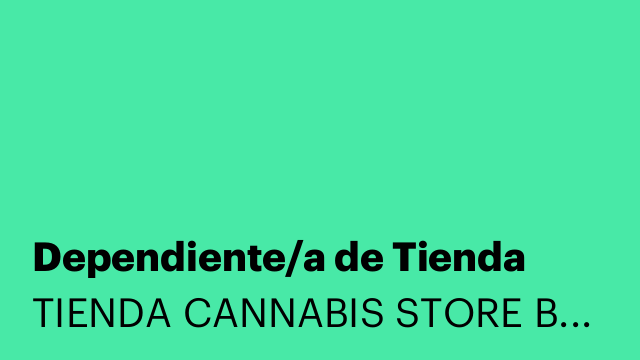 Dependiente/a de Tienda