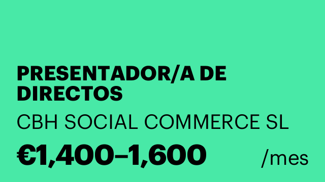 PRESENTADOR/A DE DIRECTOS