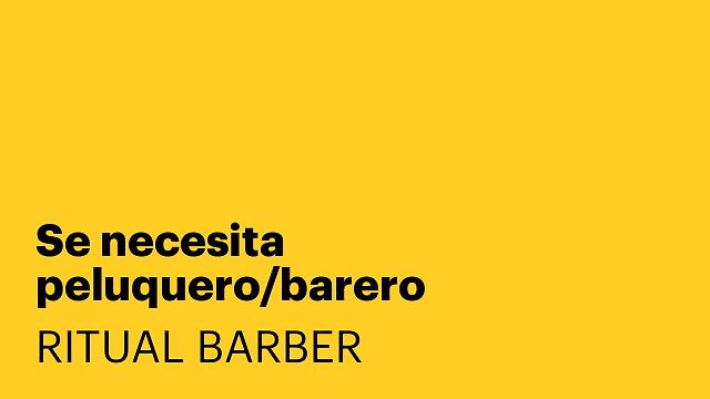 Se necesita peluquero/barero