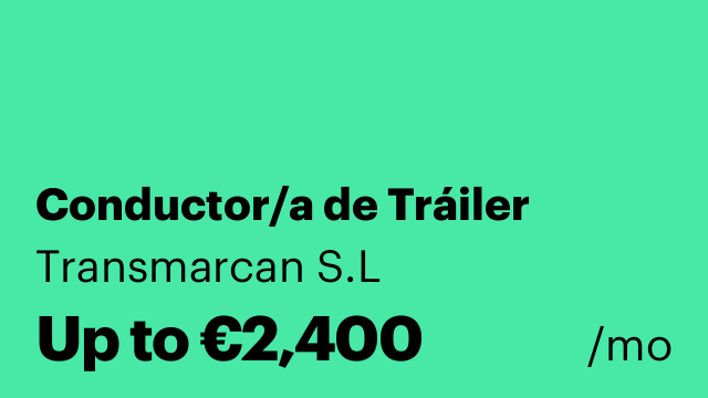 Conductor/a de Tráiler